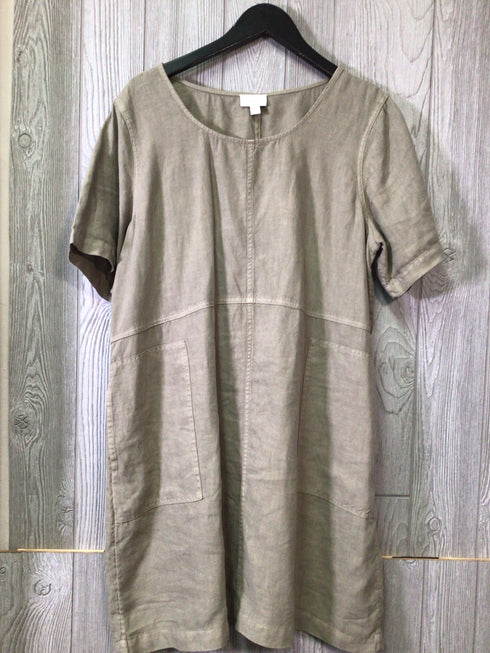 J Jill Dress Linen Size Large-Petite